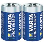 Varta Lot de 2 piles alcalines Max Tech type D (LR20)