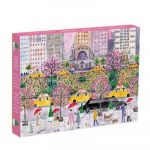 Galison Puzzle 1000 pièces : Parc Avenue au printemps par Michael Storrings