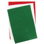 CTOP Feutrines aux couleurs de Noël x 6 feuilles 30 x 20 cm