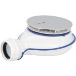 Nicoll Bonde de douche TurboFlow pour receveur de douche Diamètre 90mm Avec capot en ABS chromé