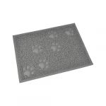 Tapis de litière PVC rectangle 30x40 cm Gris Pour chat