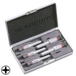 Facom AEFP.J1 - Coffret de 5 tournevis Micro-Tech empreinte Phillips série