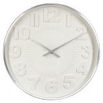 Atmosphera Horloge Murale "Contempo" 40cm Argent
