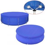 VidaXL Couverture de piscine PE Ronde 460 cm 90 g/m?