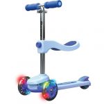 Razor Rollie, Scooter à 3 Roues pour Les Jeunes Enfants, Options de Conduite Assise et Debout, Roues Lumineuses