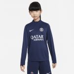 Nike Paris Saint-Germain Maillot d'Entraînement Dri-FIT Academy Pro Drill - Bleu Marine/Blanc Enfant, pointure L: 147-158 cm - ['Bleu'] - Taille L: 147-158 cm