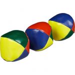 WDK Partner Lot de 3 balles de jonglage - Pour débutants - Multicolore