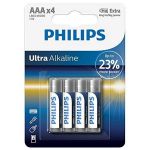 Philips Extrême Life - 4 Piles LR03/AAA