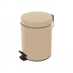 Spirella Poubelle &agrave; p&eacute;dale M&eacute;tal SYDNEY 3L Sable - Gris