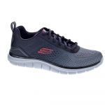 Skechers 232399 Bkcc, Basket Homme, Bordure Noire en Maille Anthracite, 41 EU