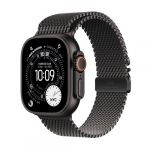 Apple Montre connect&eacute;e WATCH 49mm Tit Noir Milanais Ultra 3 M Cellul