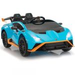 Lamborghini Huracan STO 24V Drift SMT-555 Bleu - voiture électrique pour enfant avec batterie 24v taille XXL et les meilleurs