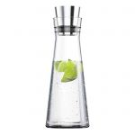 Emsa Carafe fra&icirc;cheur FLOW SLIM Carafe 1,0 litre Verre Acier