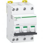Schneider Electric Acti9 iDT40T - disjoncteur modulaire - 3P+N - 10A - courbe C - 4500A/6kA