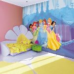 Papier peint "Princesses Disney" (254 x 360 cm)
