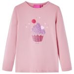 VidaXL T-Shirt Enfants À Manches Longues Rose Clair 104