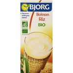 Bjorg Boisson biologique à base de riz, certifié AB - La brique de 1L