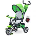TIMMY Tricycle évolutif 3 en 1 avec canne directionnelle Vert