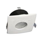 V-TAC Collerette carré blanche étanche -