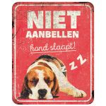 Panneau d'avertissement beagle fr D&D Home