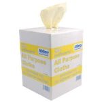 Auchan Chiffons tout usage antibactériens jaunes par 200