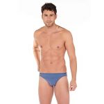HOM Plumes Micro Briefs sous-v&ecirc;tement, Bleu Jeans, L me