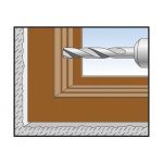 Fischer Vis de fixation t&ecirc;te frais&eacute; T30 - &Oslash; 7,5 mm - 182 mm - Bo&icirc;te de 100 pi&egrave;ces