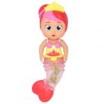IMC Toys BLOOPIES Shimmer Mermaids Taylor, Jouet de Bain, Sirène avec Nageoire Transparente Remplie de Charms Brillants Qui Projette de l'eau, Cadeau Jouet pour Enfants de 18 Mois et Plus