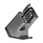 Ninja Bloc-couteaux Foodi StaySharp avec Affûteur, Ensemble de Couteaux 6 Pièces Aiguisés: Couteau de chef, à pain, à trancher, universel, à éplucher et ciseaux, en Acier Inoxydable, K32006EU