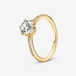 Pandora Bague Solitaire Couronne Scintillante Incolore - Taille 56