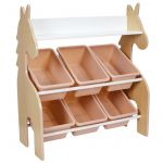 Meuble De Rangement Enfant Licorne 6 Bacs