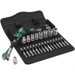 Wera Set de cliquets Cyclope Speed 8100 SA 9, entra&icirc;nement 1/4", pouces, 28 pi&egrave;ces C641851