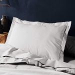 Taie d'oreiller rectangle 50x70 cm - 100% coton - Blanc