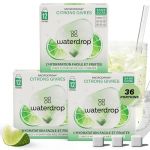 Waterdrop Lime Trio – 36 Würfel mit Vitaminen – Sorte: FROSTED LIME – vegan, zuckerfrei