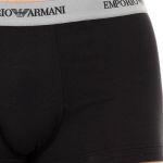 Emporio Armani CC717-111357 - Boxer - Uni - Homme, Lot de 3 - Noir (Nero) - Medium (Taille fabricant: M)