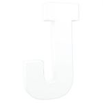 decopatch AC709C - Lettre J 20,5cm, en carton pelliculé peint