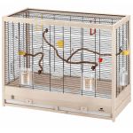 Ferplast Giulietta 6 Cage Oiseau en Bois 81 X 41 X 64 cm Noir