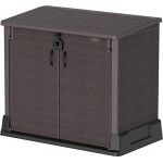 Duramax Armoire de rangement extérieur StoreAway - 850 L - Marron