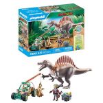 Playmobil | Dinos | Attaque du Spinosaurus sur Le site de fouilles | Jeu de Dinosaures | Jouet d'action | Jouet d'aventure pour Enfants de 4 Ans et Plus | 71820