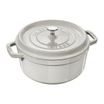 Staub Cocotte ronde Truffe blanche - Taille - 24 cm