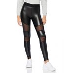 Urban classics Leggings En Faux Cuir Pour Femmes L noir