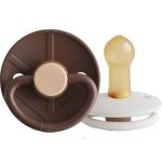 Lot de 2 sucettes en latex Little Viking T2 cocoa/cream - Marron