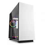 Sharkoon Boitier moyen tour atx pure steel rgb avec panneau vitré (blanc) noir