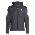 Adidas Own The Run Jacket Veste, Black/White, L Men's