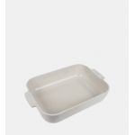 Peugeot Appolia Plat four c&eacute;ramique rectangle &eacute;cru 36 cm - 14.25in