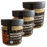 La Belle Truffe - Lot 3x Moutarde &agrave; la truffe d&eacute;t&eacute; 2% - Bocal 100g