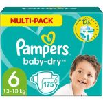 Pampers BABY-DRY TAILLE 6 175 COUCHES (13-18 KG)