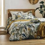 Tradilinge Housse de couette coton lav&eacute; (260 cm) Toco Verte