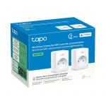 Tapo Matter Prise Connectée WiFi, Suivi de consommation, 16A Type E, Compatible avec Alexa, Google Home et SmartThings, Contrôler le radiateur, le chauffage, Économie d'énergie, Tapo P110M 2-pack(FR)
