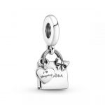Pandora Charms femme Charm Pendant Sac Shopping Moments - 799536C00 Argent